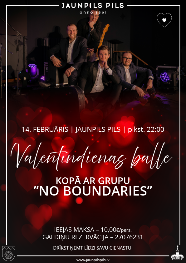 VALENTĪNDIENAS BALLE | “No Boundaries”