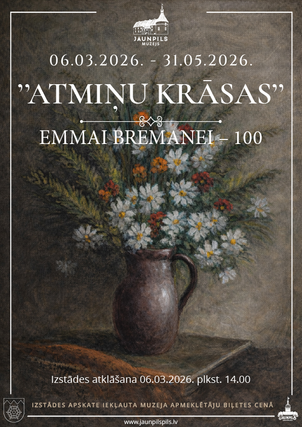 “ATMIŅU KRĀSAS” EMMAI BREMANEI – 100 | Jaunpils muzejs