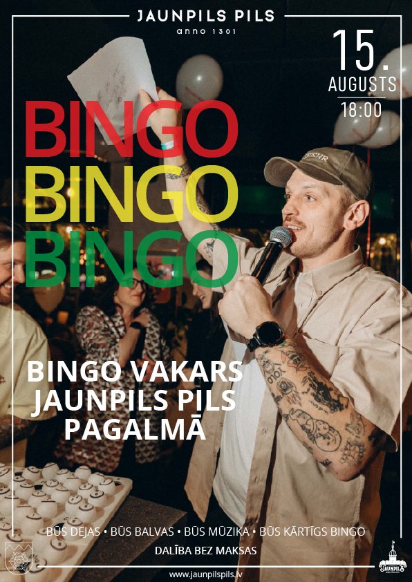 BINGO VAKARS | kopā ar Kaspars Jaunzems