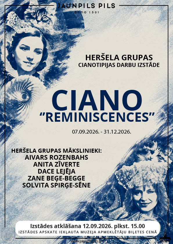 Heršela grupas cianotipijas darbu izstāde | “CIANO REMINISCENCES”