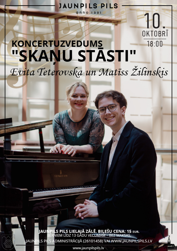 KONCERTPROGRAMMA “SKAŅU STĀSTI” | Evita Teterovska un Matīss Žilinskis