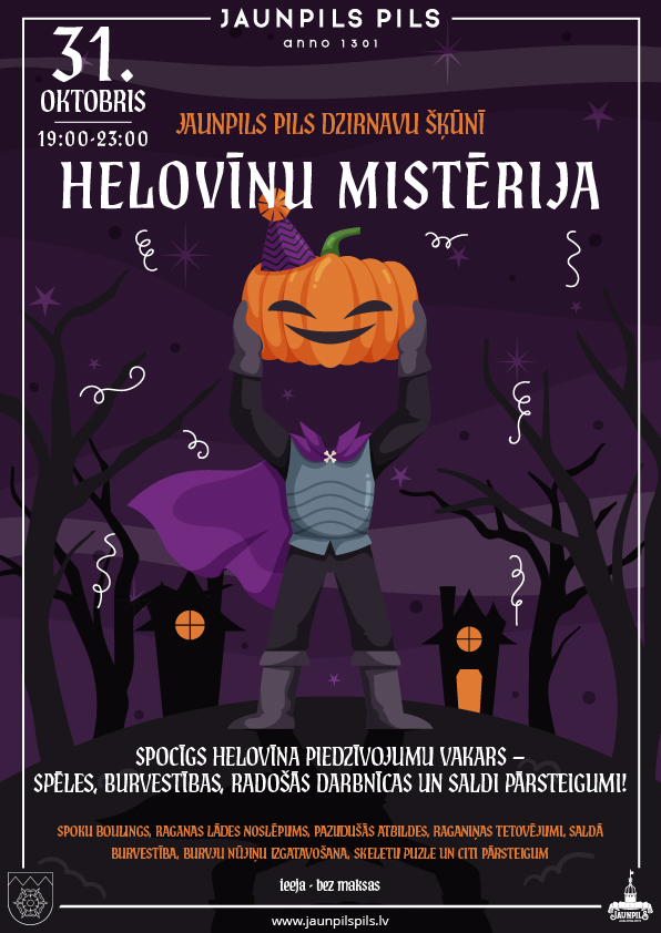 HELOVĪNU MISTĒRIJA | Jaunpils pils dzirnavu šķūnī